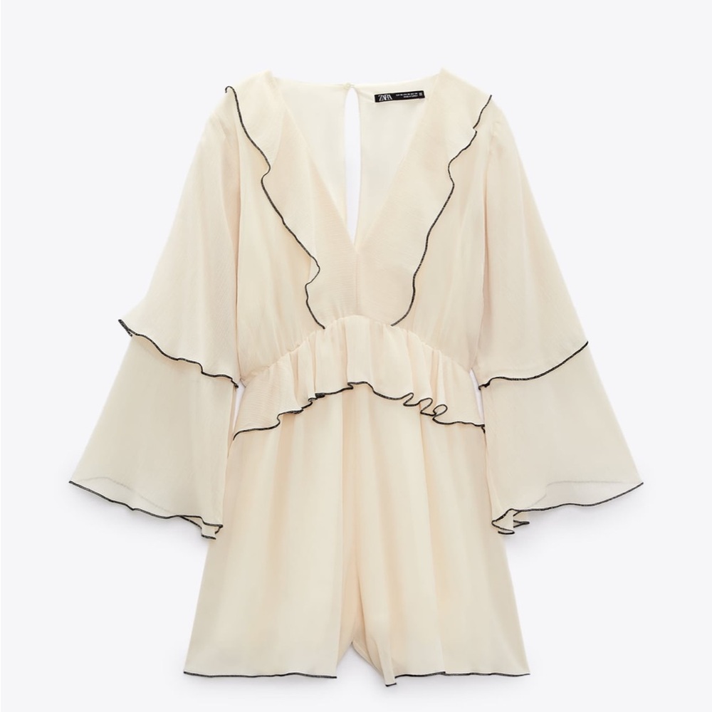 Zara ruffle romper